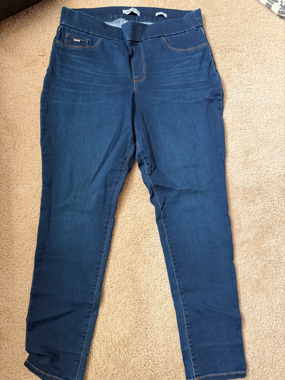 Nine West Dark Blue Stretch Skinny Jeggings